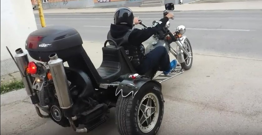 Tuzla: Chopper Trike plijeni pažnju prolaznika (VIDEO)