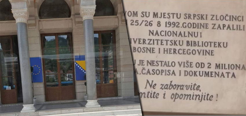 Predstavnici Srbije ulazak u Vijećnicu uslovili prekrivanjem spomen-ploča