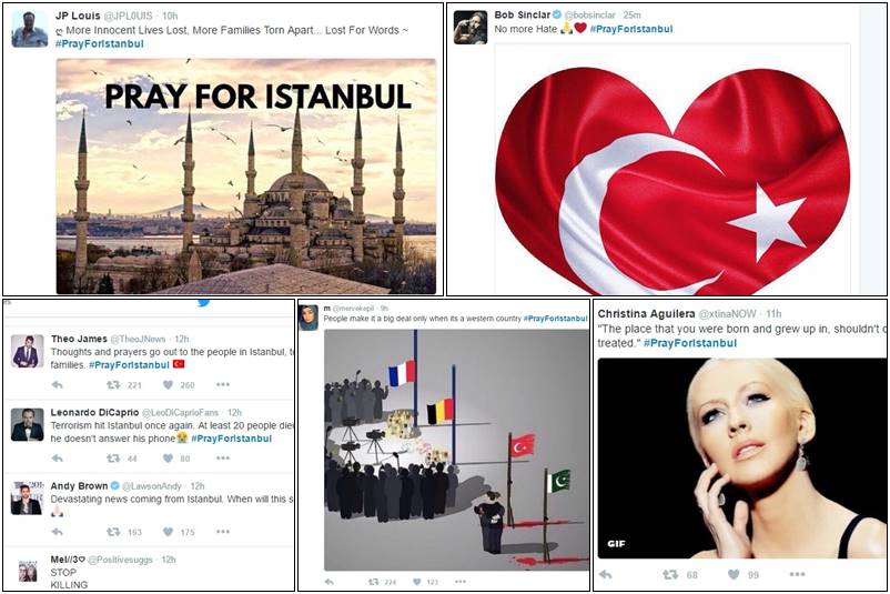 Podrška Istanbulu stotina hiljada korisnika na društvenim mrežama - #prayforistanbul
