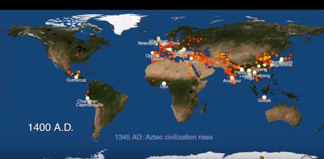 Digitalna karta prikazuje kako su nicali gradovi širom svijeta (VIDEO)