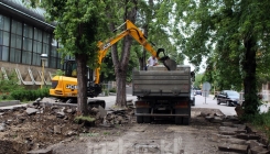 Tuzla: Započeli radovi na rekonstrukciji dijela ulice "Aleja Alije Izetbegovića" (FOTO)