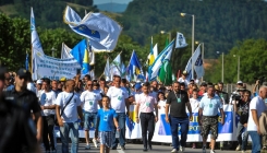 Učesnici Marša mira stigli u Potočare (FOTO)