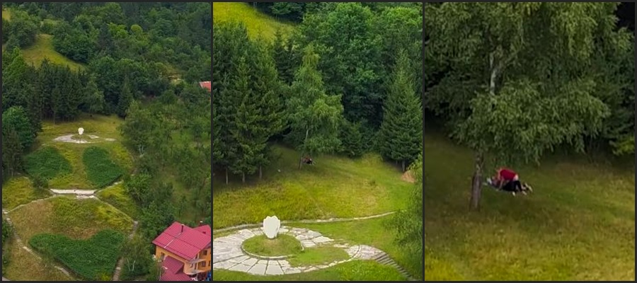 Dronom snimali prirodu u Olovu pa uhvatili ljubavni par u 'akciji' (VIDEO)