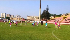 Zabavna škola nogometa za dječake i djevojčice na pomoćnom terenu stadiona "Tušanj"