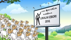 Karikaturista Amar Ajdinović na jedinstven način ilustrovao predizbornu kampanju (FOTO)