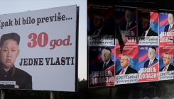 Uoči lokalnih izbora u BiH: Kim Jong-un na plakatima u zapadnoj, a Šešelj u istočnoj Hercegovini (FOTO)