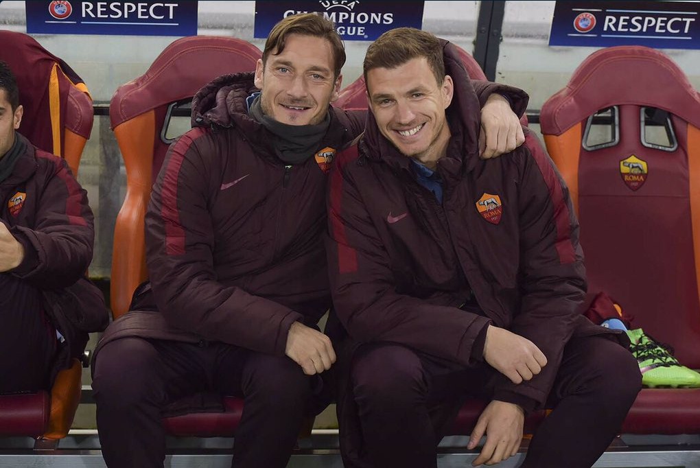 Džeko: Totti je jedan od pet najboljih igrača svijeta svih vremena