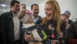 Lindsay Lohan posjetila sirijske izbjeglice u turskom Gaziantepu (FOTO)