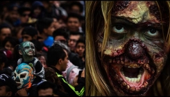 Mexico City kao iz horor filmova: Gradom marširali 'zombiji' (FOTO)