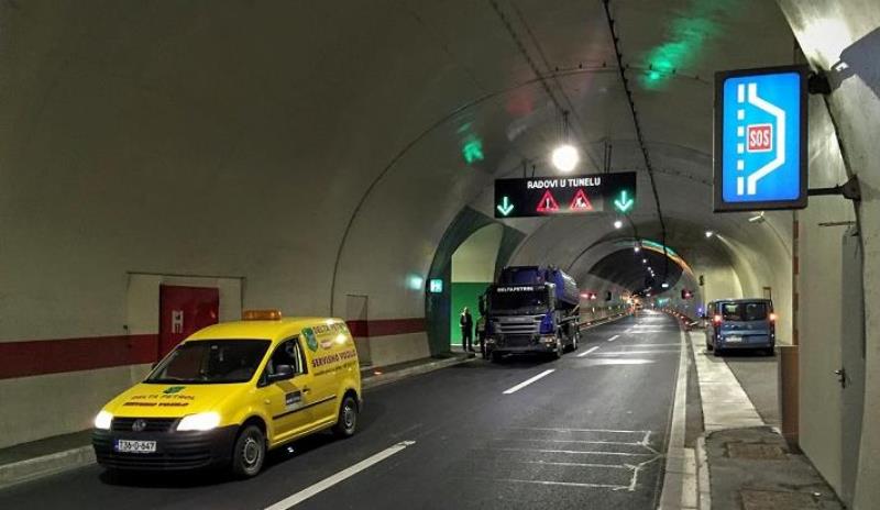 Od ponedjeljka radovi u tunelima na autocesti A1: Mijenja se režim saobraćaja