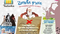 Novogodišnja zabava za malu raju u RK Tuzlanka