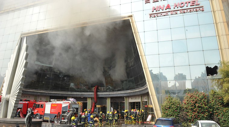 U požaru u kineskom hotelu poginulo deset ljudi (VIDEO)