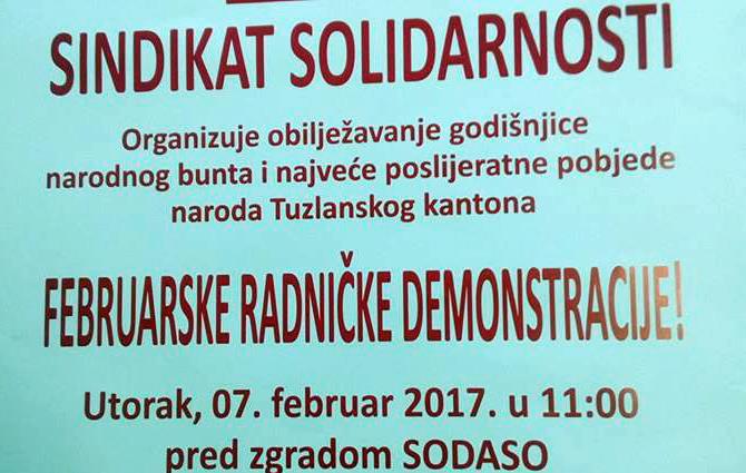 U Tuzli sutra mirni protesti: Obilježavanje godišnjice narodnog bunta u TK