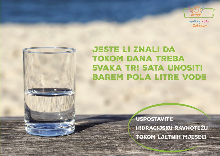 Jeste li znali da tokom dana treba svaka tri sata unositi barem pola litre vode