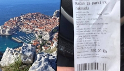 Pet sati parkinga u Dubrovniku platio 90 KM