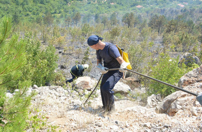 Bukti požar na Čvrsnici, vatrogasci će pješačiti četiri sata kako bi ga “odsjekli”