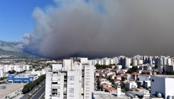 Veliki požar u okolici Splita