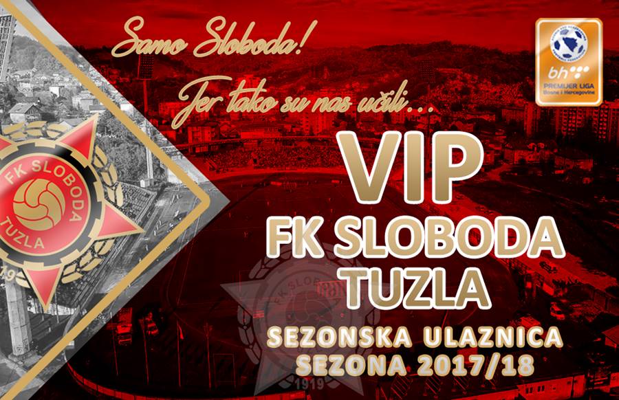 FK 'Sloboda' Tuzla: Počinje prodaja sezonskih ulaznica za sezonu 2017./2018.