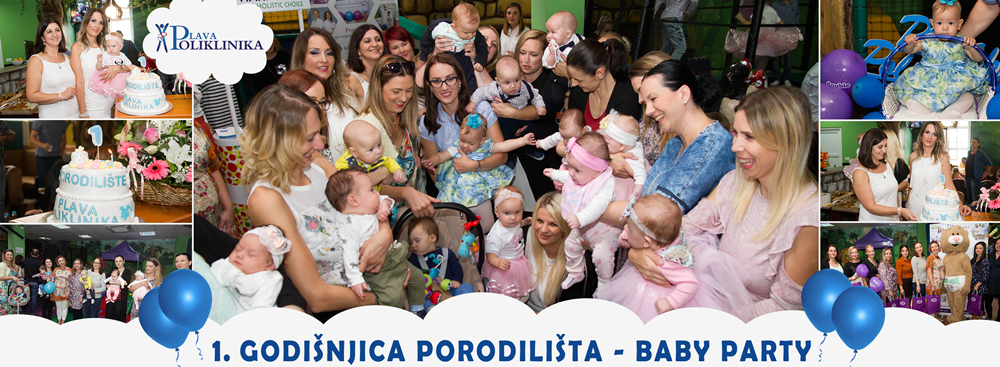 Organizovan Baby party: U prvoj godini rada porodilišta Plave poliklinike Tuzla rođene 73 bebe