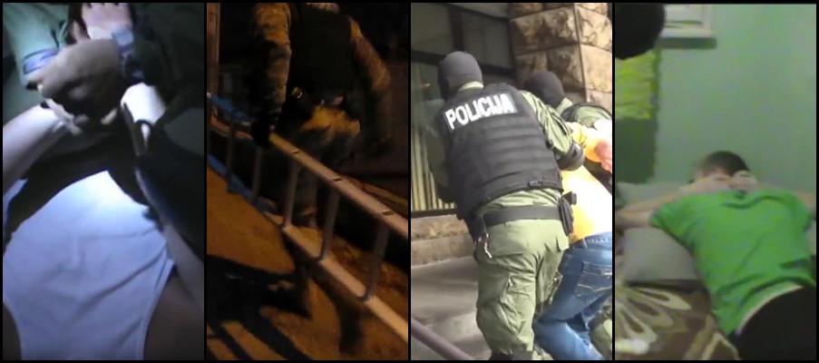 Pogledajte snimak hapšenja 18 osoba u velikoj policijskoj akciji (VIDEO)