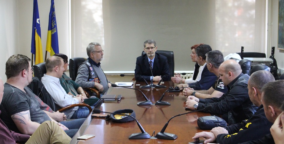 Gradonačelnik Imamović primio predstavnike Međunarodnog udruženja vozača motocikala Eurobiker