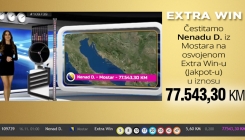 Extra Win Jackpot: Nenadu iz Mostara na račun "doletjelo" nevjerovatnih 77.543,30 KM!