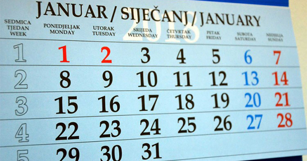 Za Novu godinu neradni dani 1. i 2. januar