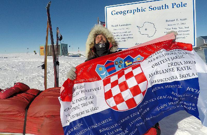 Veliki uspjeh: Hrvat dopješačio do Južnoga pola