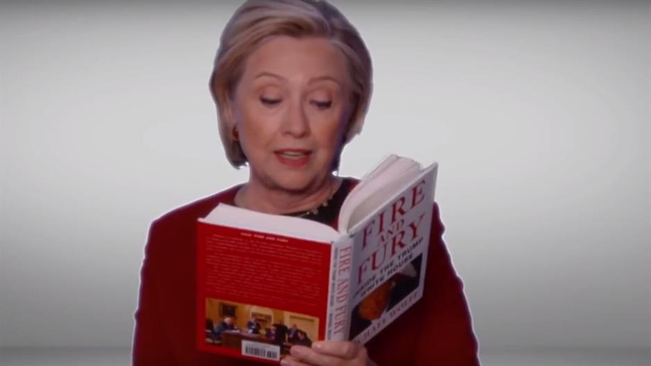 Hillary Clinton na Grammyju čitala odlomke o Trumpu (VIDEO)