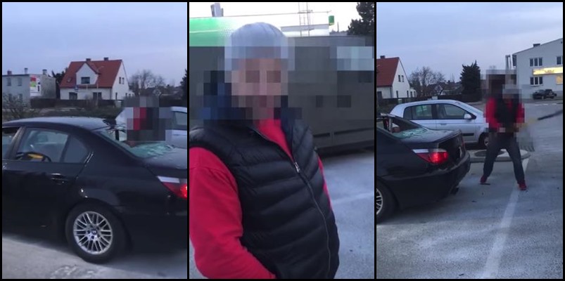 Snimak šokirao Austriju: Zašto je 45-godišnji Bosanac lopatom razbio BMW (VIDEO)