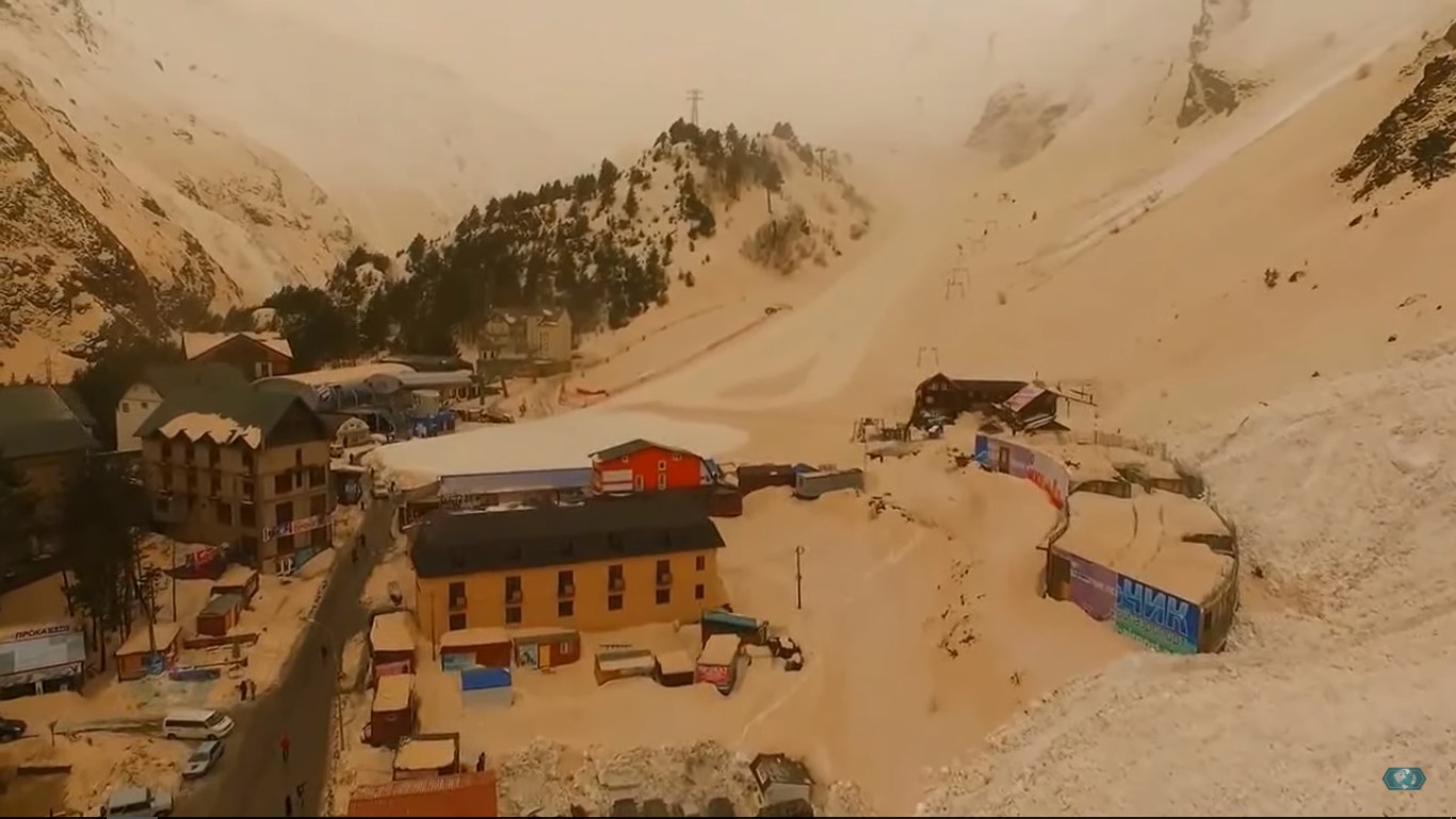 "Narandžasti snijeg" prekrio skijališta u istočnoj Evropi (VIDEO)