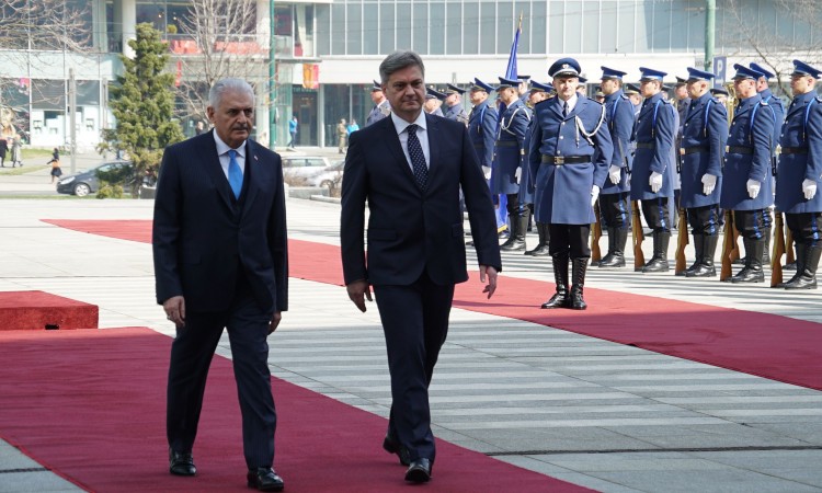 Zvizdić svečano dočekao turskog premijera Yildirima