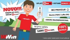 Wwin: 100% bonus na uplatu Abon-om