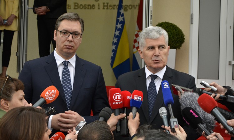 Vučić i Čović ukazali na odličnu ekonomsku suradnju između BiH i Srbije