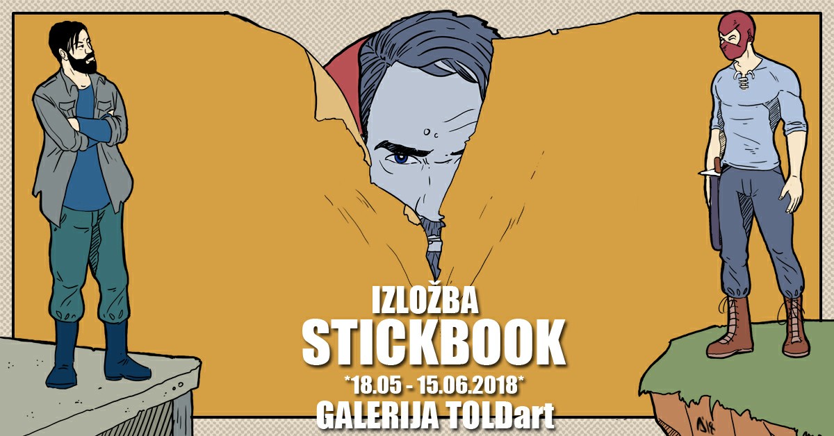 "Stickbook" u galeriji TOLDart: Zanimljiva strip djela Admira Delića pred tuzlanskom publikom