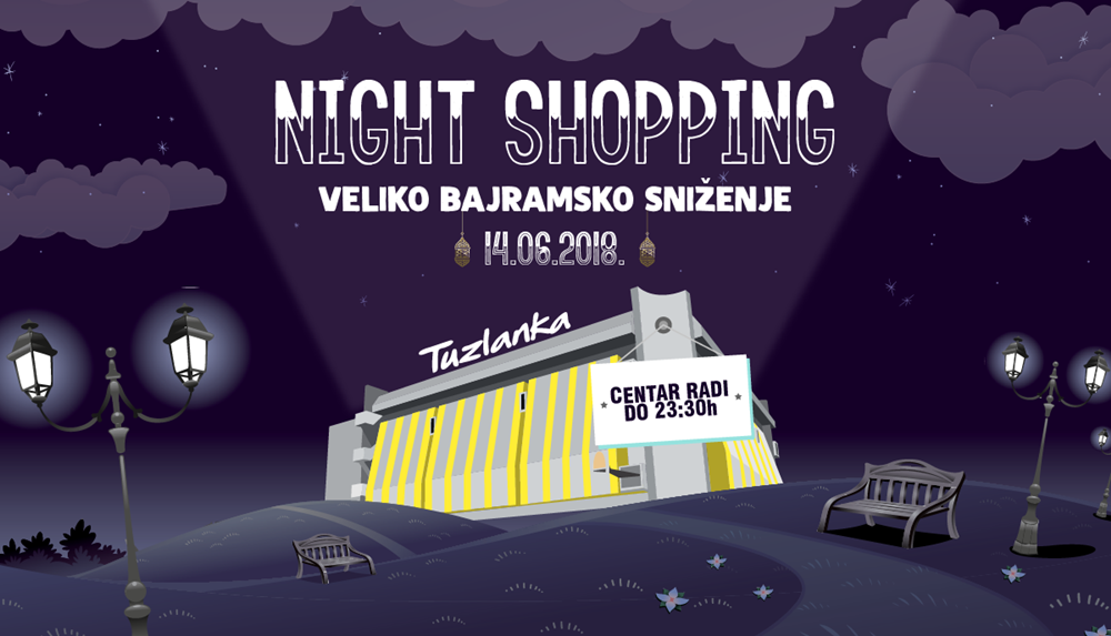 Robna kuća Tuzlanka: Night shopping pred Bajram uz dodatna sniženja