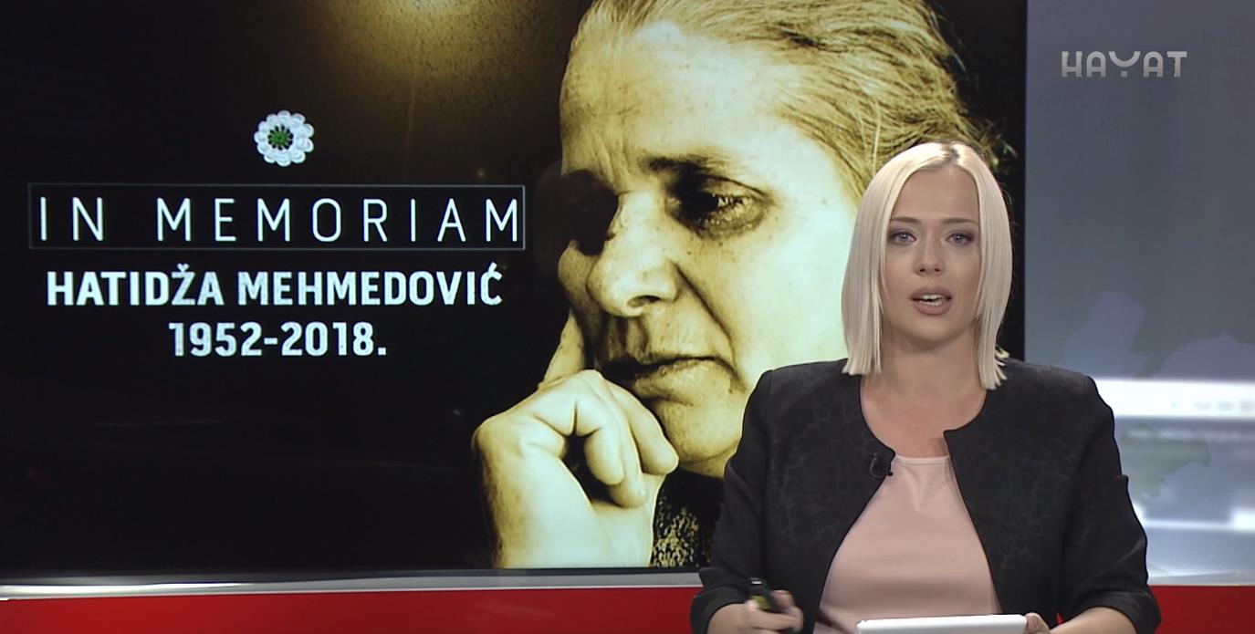 Voditeljica 'Vijesti u 7' zaplakala tokom najave priloga o smrti heroine Hatidže Mehmedović (VIDEO)