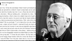 Emotivni status supruge Olivera Dragojevića: "Najdraži moj! Na stotine brodova te ispratilo..."