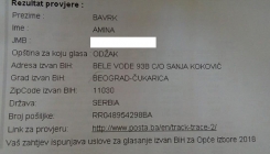 Krađa identiteta: Amina, Elma i Junuz već glasali, i to u – Beogradu! (FOTO)