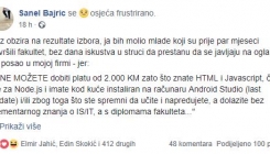 Sanel Bajrić: Znanje, vještinu, zasluženu titulu ili novac ne daju vam ni političke partije ali ni pušenje nargile i ispijanje kafe