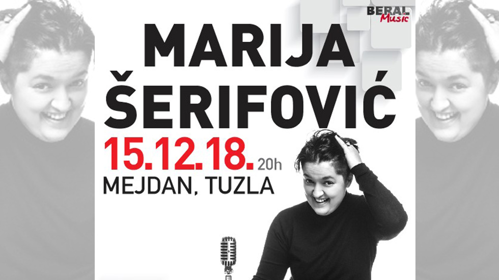 Tuzla: Ulaznice za koncert Marije Šerifović u prodaji sutra od 12:00 sati (VIDEO)