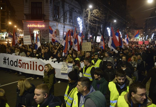 Demonstracije u Beogradu: Traži se smjena ministra policije