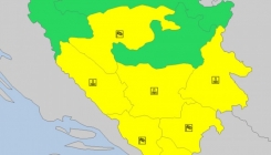 Meteoalarm izdat za veći dio BiH