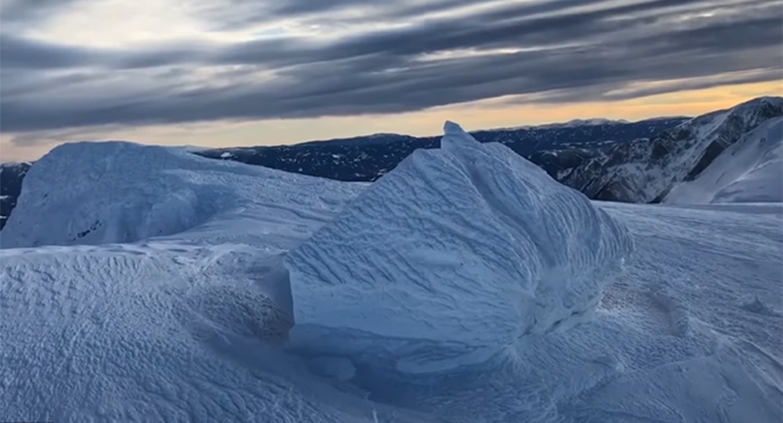 Planinarski dom u Austriji nestao ispod snijega (VIDEO)