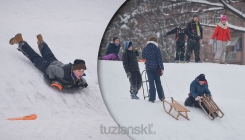 Puna sankališta: Najljepše izdanje zimskog raspusta u Tuzli (FOTO)