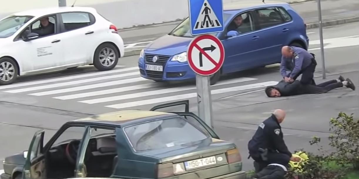 Migranti u automobilu BiH tablica bježali policiji po Ogulinu (VIDEO)