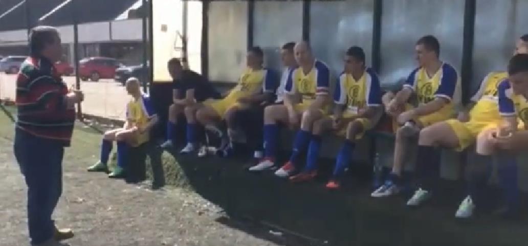 Legendarni Braco motivisao igrače: 'Nemamo markaže, sudija je slab, ko puca zabiće gol..' (VIDEO)