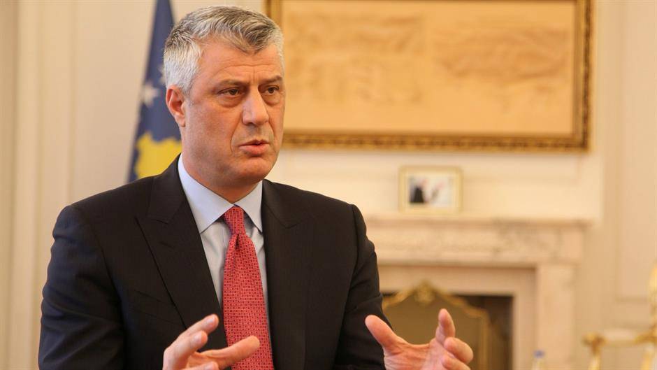 Thaci: Podjela Kosova samo preko mene mrtvog