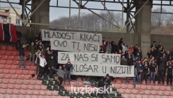 Navijači Slobode poslali poruku predsjedniku Mujkanoviću: 'Mladost Kikači ovo ti nisu...'