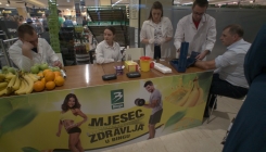 U supermarketu u Alta Shopping Centru kupci su probali zdrava i ukusna jela uz savjete nutricioniste (FOTO)